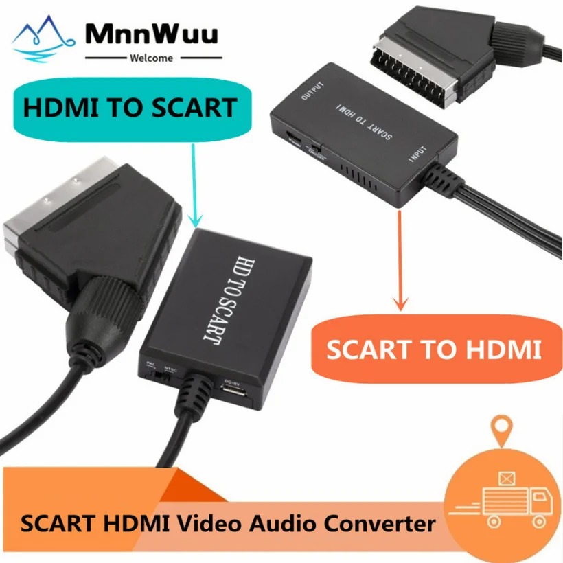 Scart To Hdmi - Convertitore audio video da SCART compatibile