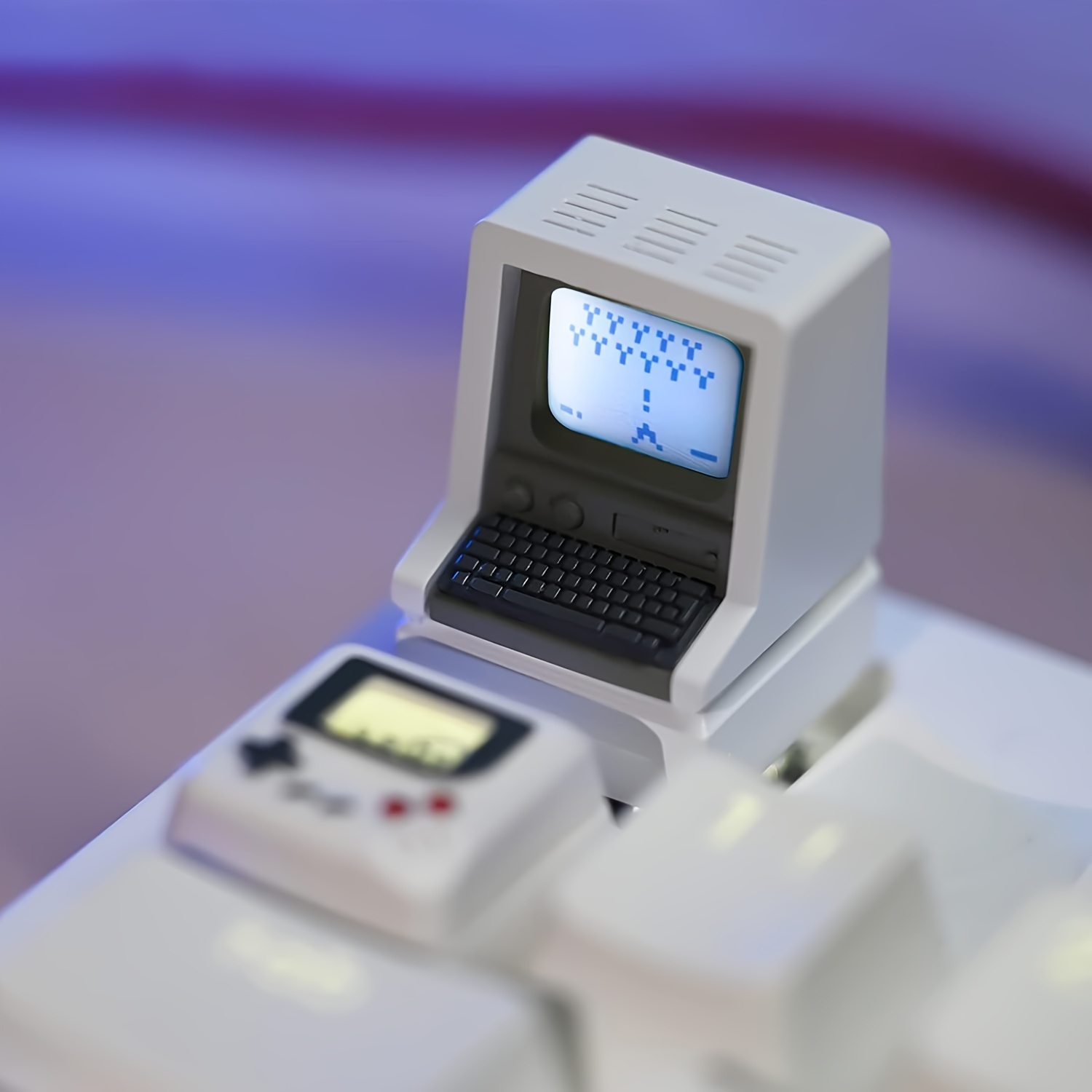 Retro Gaming Keycaps - Keycaps Retro Ispirati a Mac, Double-Shot