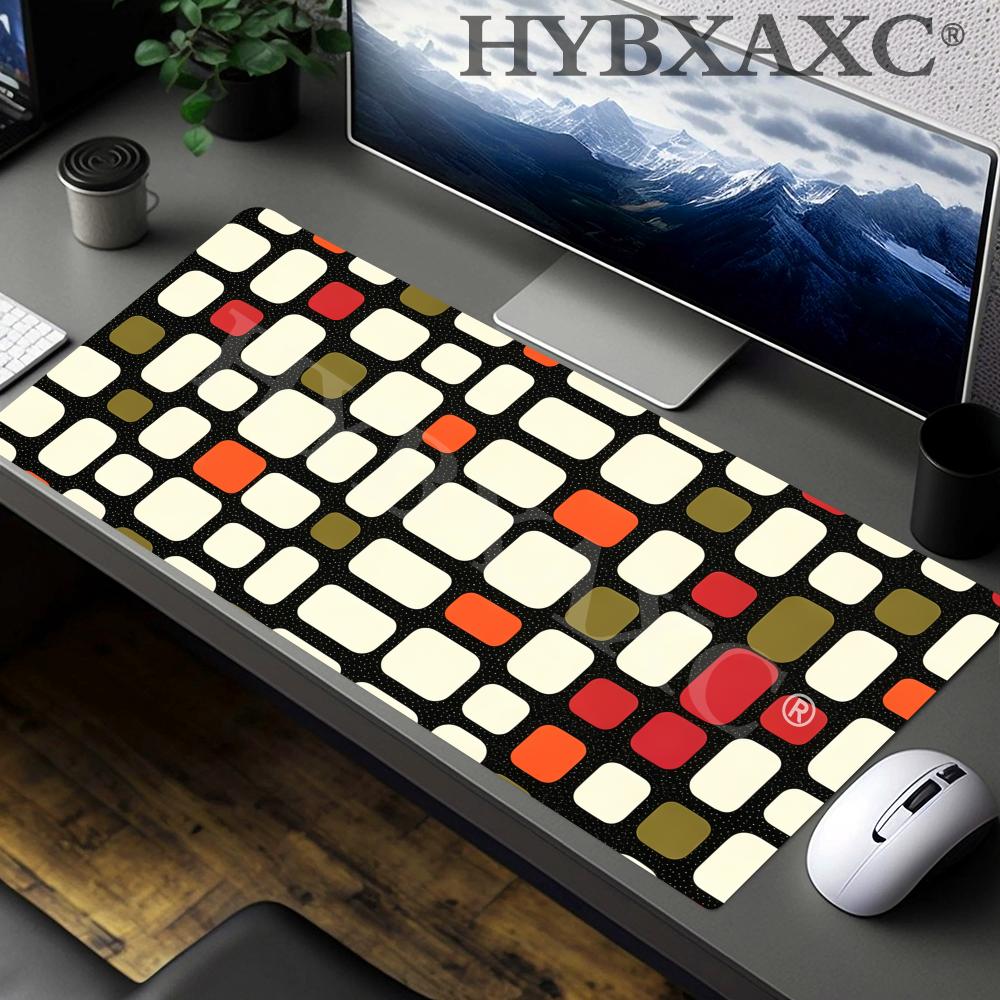 Retro Gaming Xl - Tappetino per Mouse HYBXAXC Stile Mid-Century,