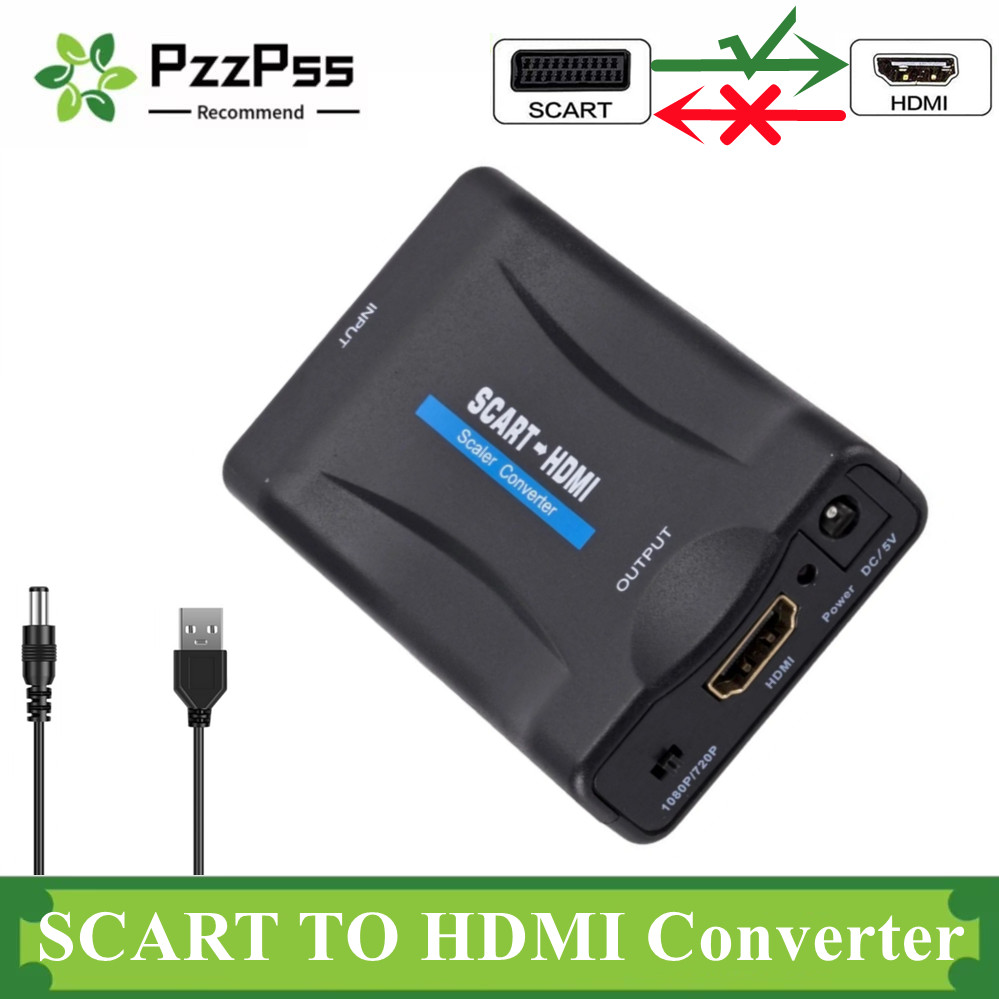 Scart To Hdmi - Adattatore convertitore audio video di lusso