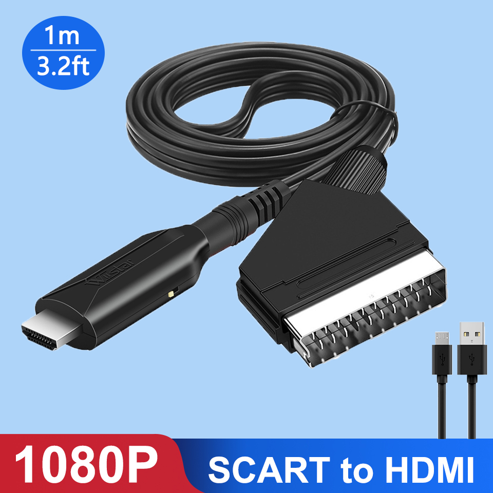 Scart To Hdmi - Convertitore da Scart a HDMI Adattatore