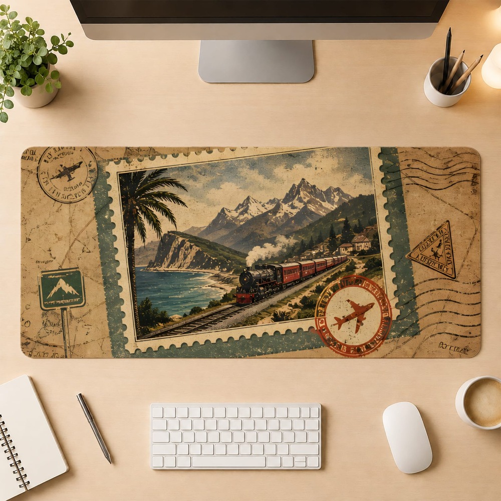 Retro Gaming Xl - Design retrò con cartolina di viaggio