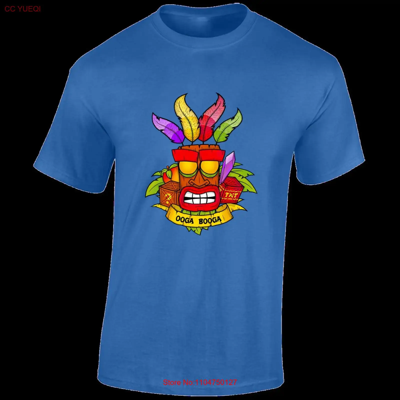 Retro Gaming Ideas - Maglietta da uomo Oga Booga Crash,