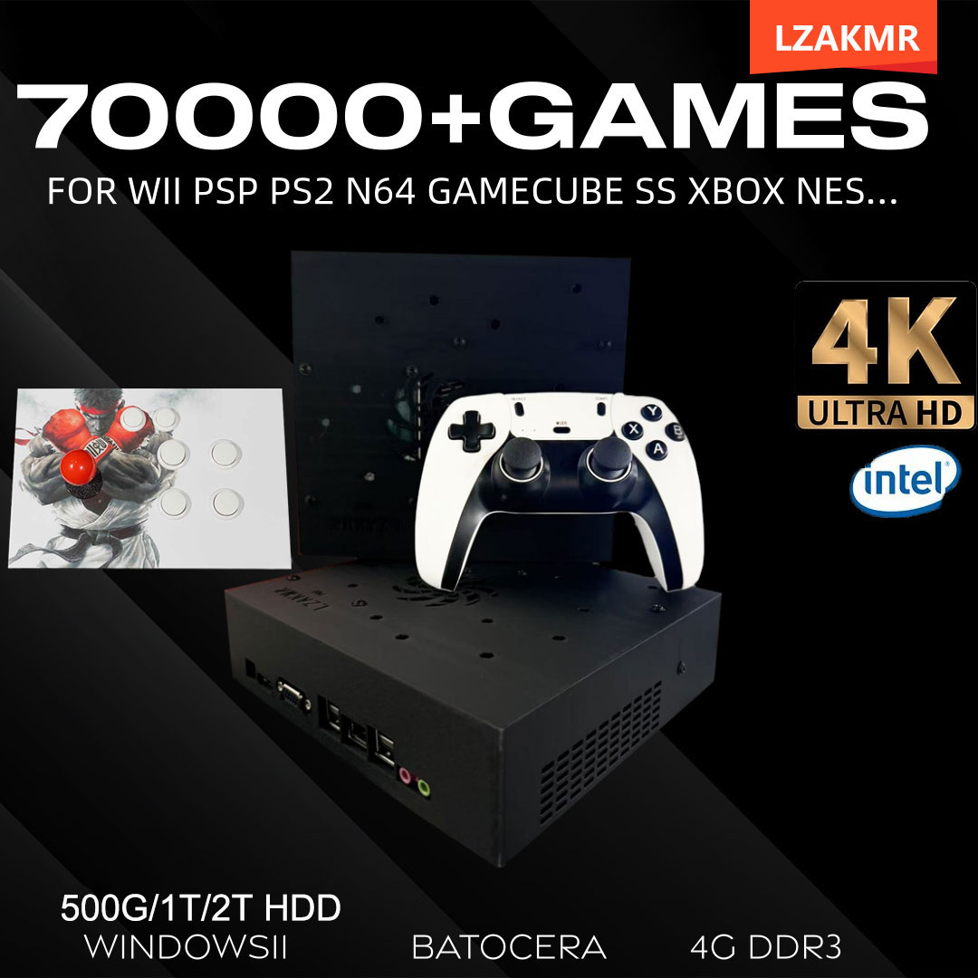 Retro Gaming Tv - Console di gioco retrò 70000+ giochi