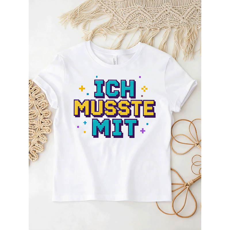 Ich Musste Mit German Meme T-S - Retro Gaming Font recensione e prezzo