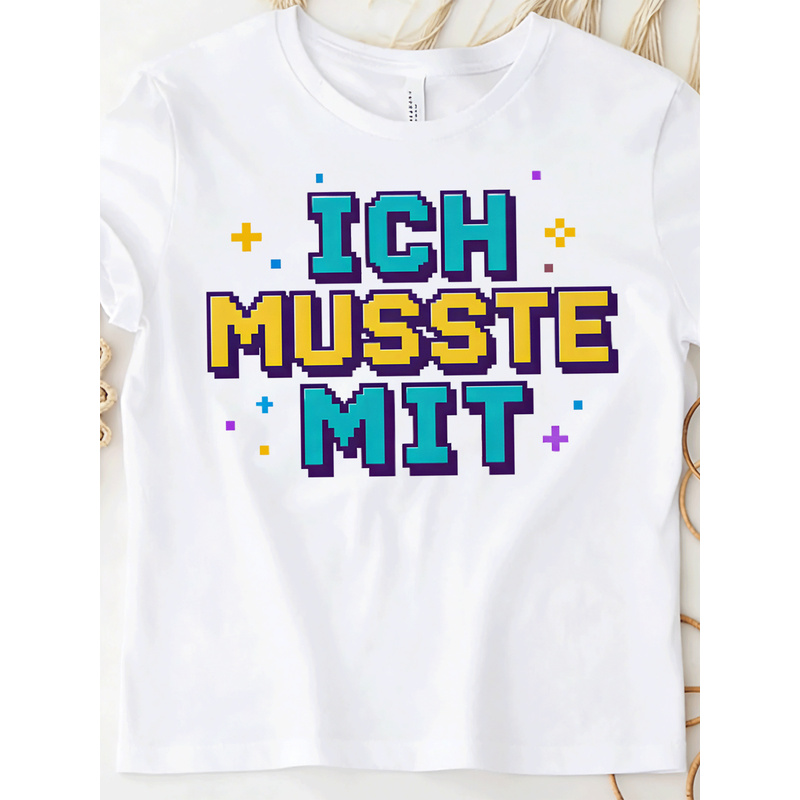 Ich Musste Mit German Meme T-S - Retro Gaming Font recensione e prezzo