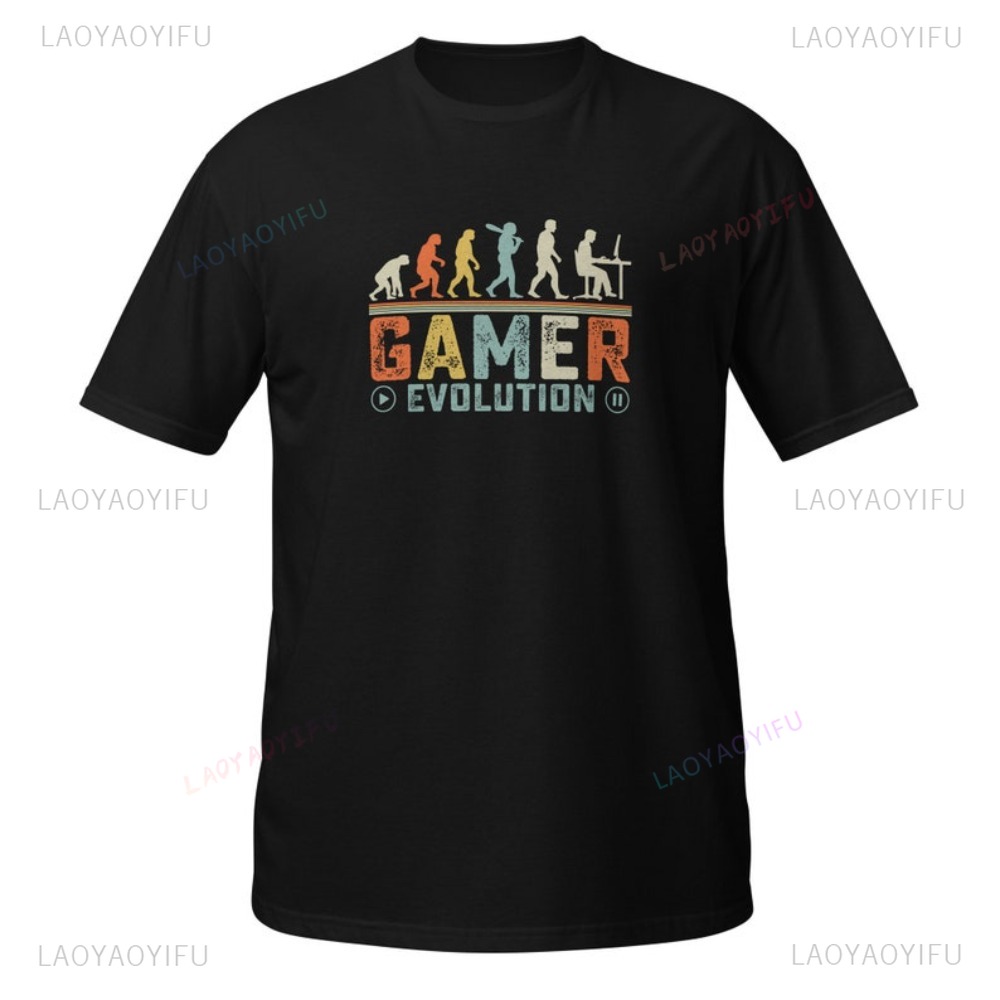 T-shirt Gamer Evolution T-shir - Retro Gaming Ideas recensione e prezzo