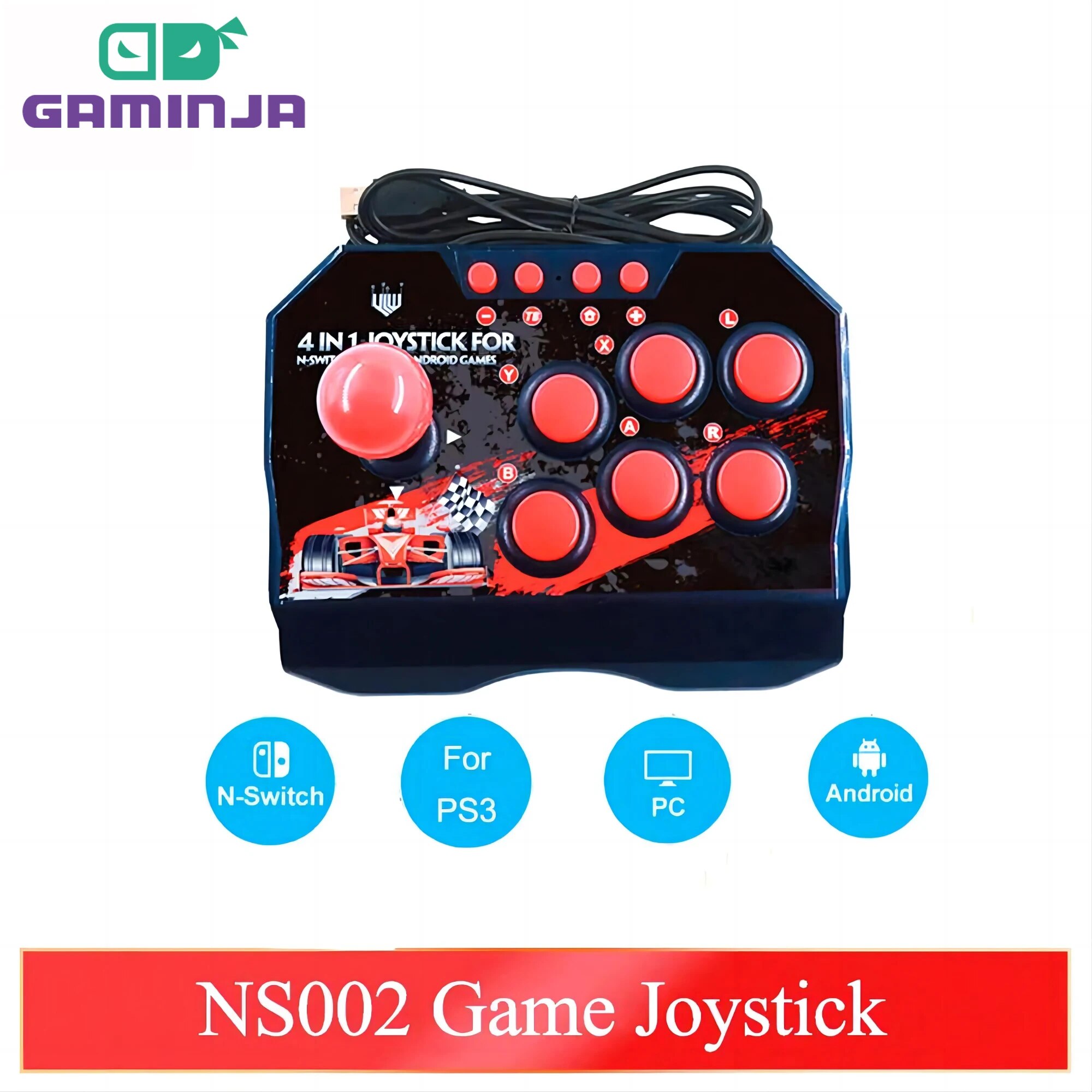 GAMINJA NS002 4 In 1 Retro Arc - Retro Gaming Raspberry Pi 4 recensione e prezzo