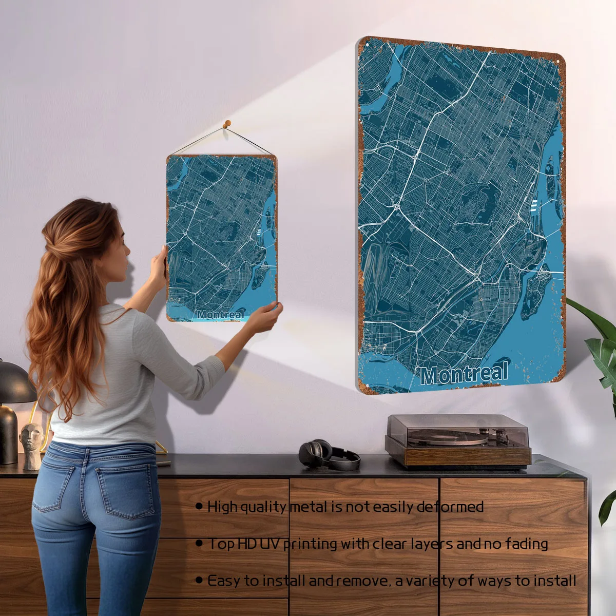 Poster della Mappa di Montreal - Retro Gaming Montreal recensione e prezzo