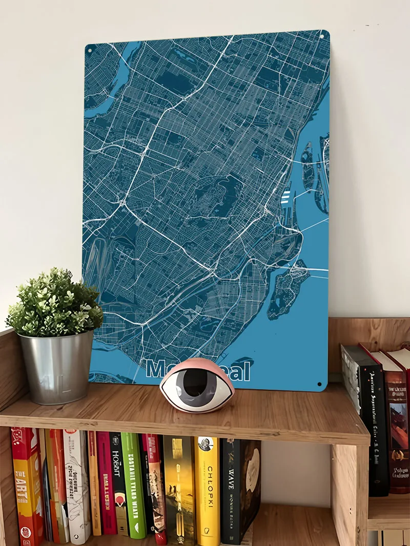 Poster della Mappa di Montreal - Retro Gaming Montreal recensione e prezzo