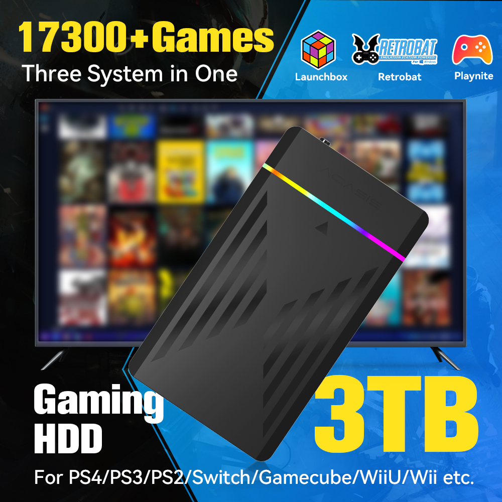 HDD da gioco portatile da 3 TB - Retro Gaming Portable recensione e prezzo